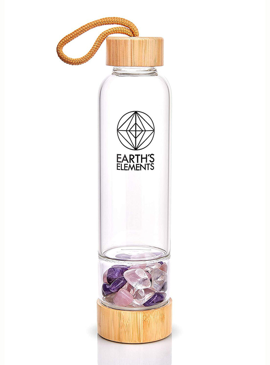 Crystal Gemstone Water Bottle