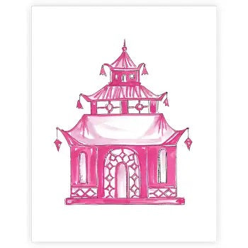 Pink Pagoda 11x14