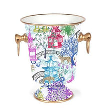 Load image into Gallery viewer, JAYE&#39;S STUDIO GARDEN PARTY (MULTI-COLORED) ENAMELED ICE BUCKET
