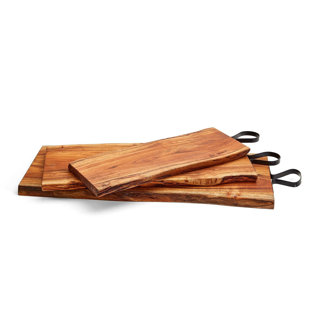 Serving Charcuterie Board with Iron Handles