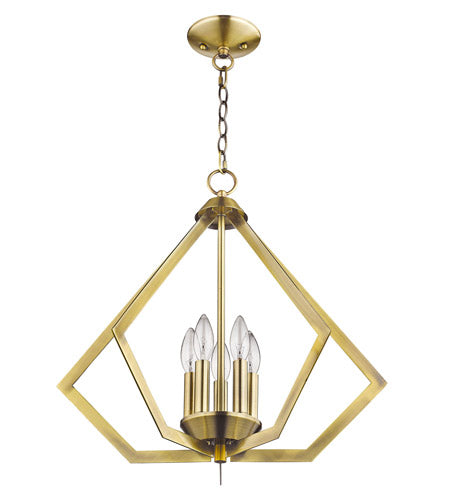 Antique Brass Chandelier Ceiling Light