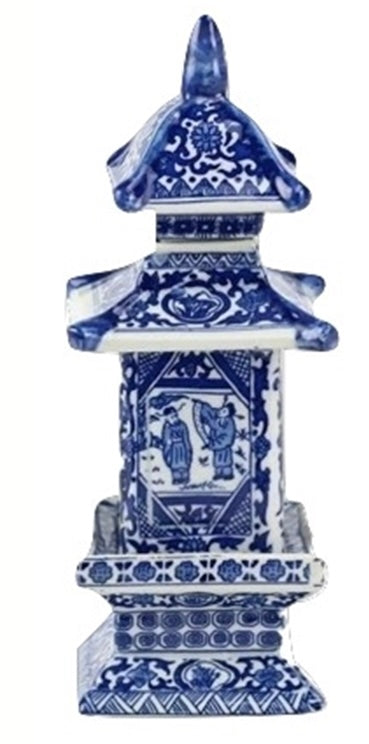 Mini Blue and White Pagoda