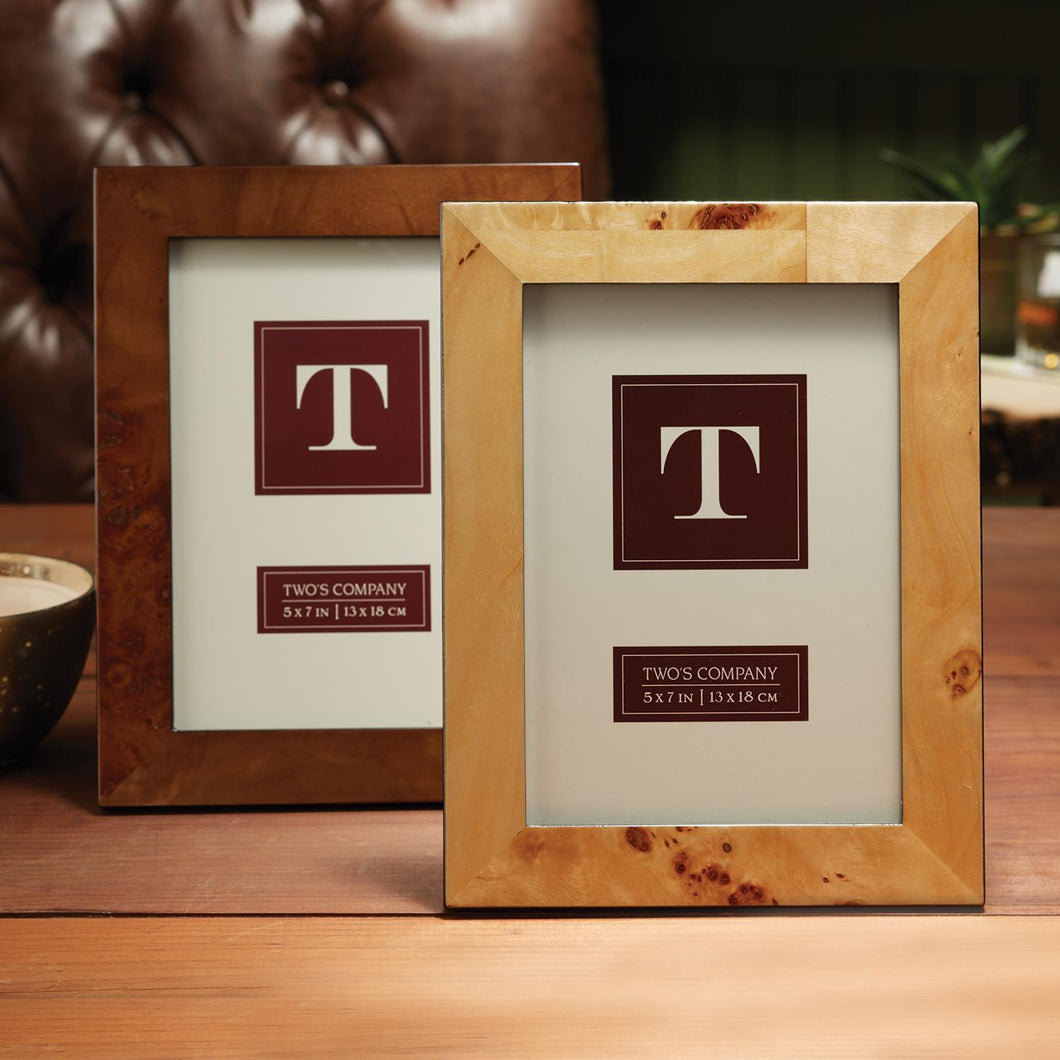 TWO'S COMPANY Faux Wood Frame 4x6