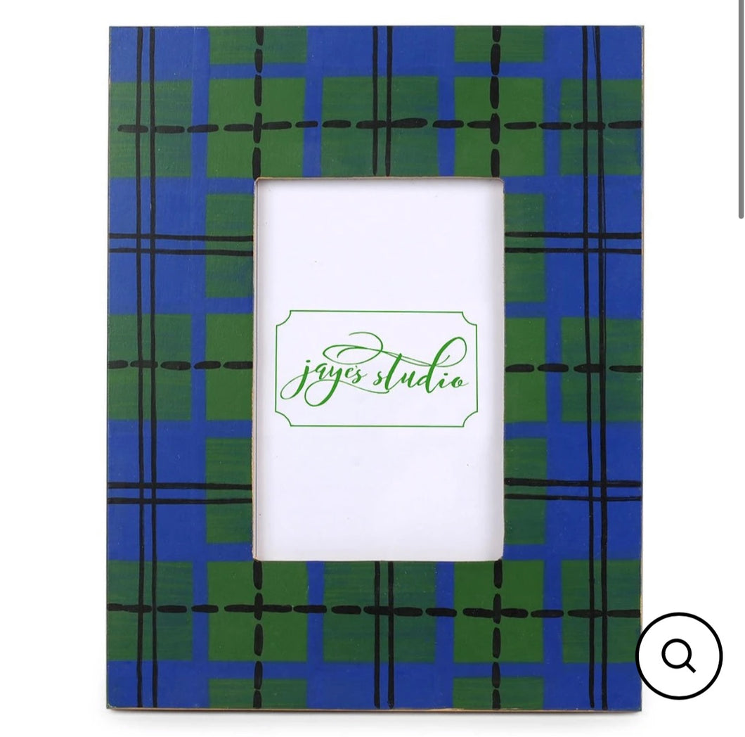 Scottish Plaid Photo Frame