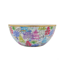 Load image into Gallery viewer, JAYE&#39;S STUDIO GARDEN PARTY ENAMELED BOWL - LARGE
